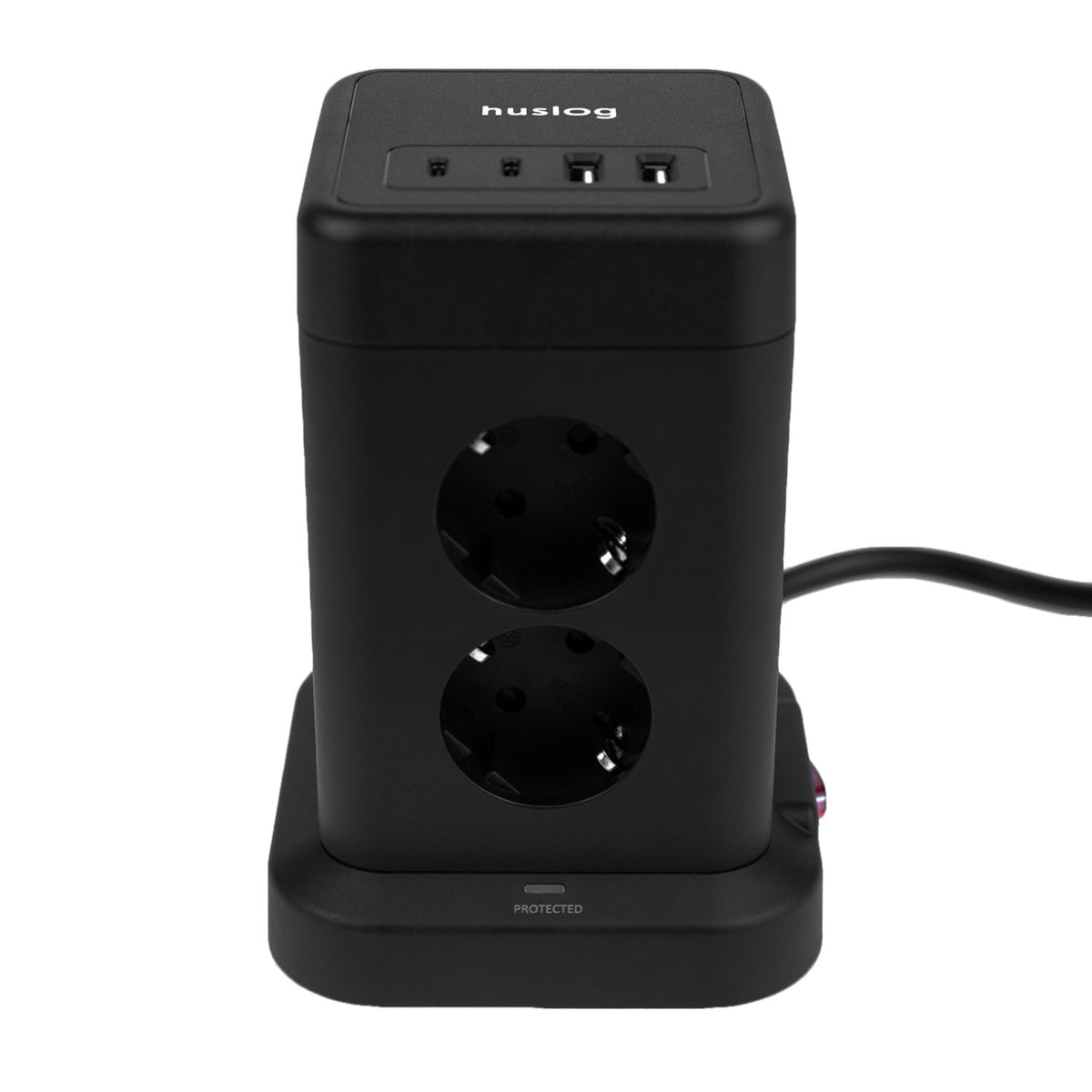 Huslog Vertical pagarinātājs ar USB