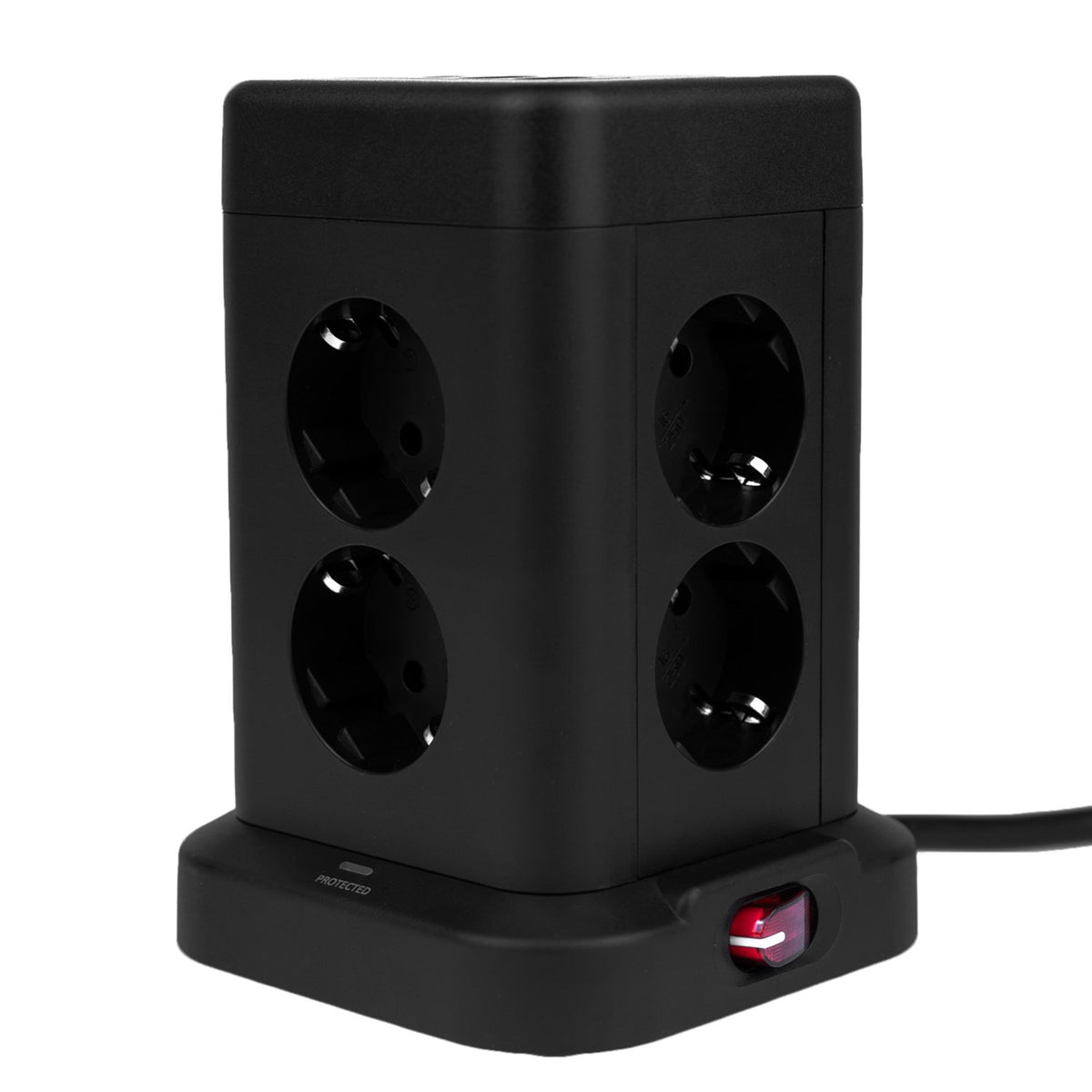 Huslog Vertical pagarinātājs ar USB