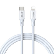 BWOO kabelis USB-C - Lightning 2m 27W ABS + TPE, balts