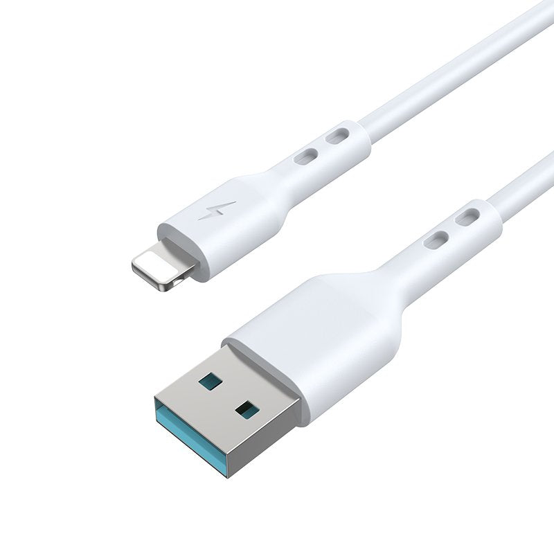 BWOO kabelis USB - Lightning 2m 3A, balts
