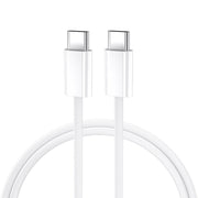 BWOO kabelis USB-C - USB-C 2m 60W, balts