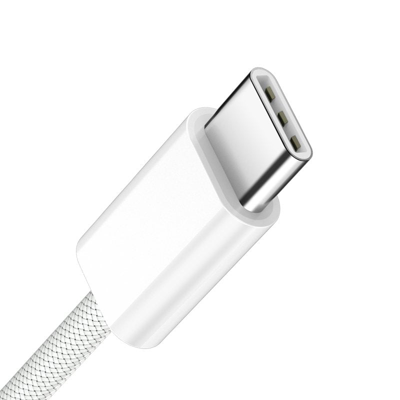 BWOO kabelis USB-C - USB-C 2m 60W, balts