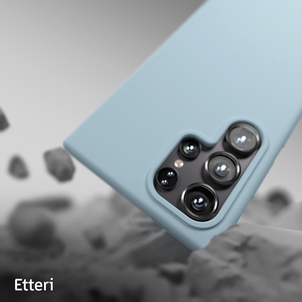 Etteri silikona vāciņš Samsung Galaxy S24 FE, gaiši zils
