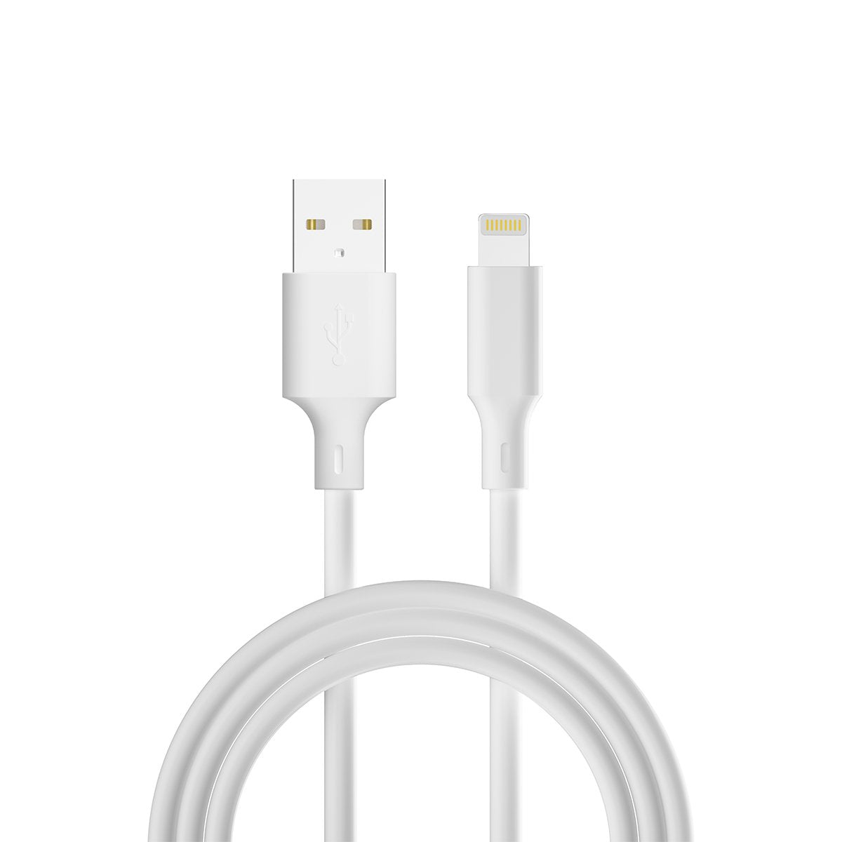 Forever Recycling kabelis USB-A - Lightning 1,5m 2,4A HDKR12-AL-00, balts