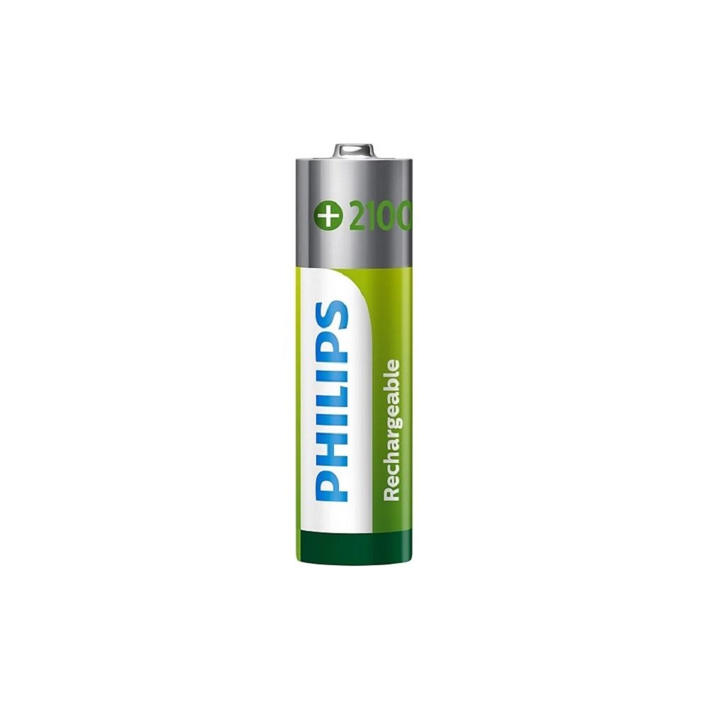 PHILIPS uzlādējamas baterijas AA NiMH 2100mAh, komplekts (4 gab.).
