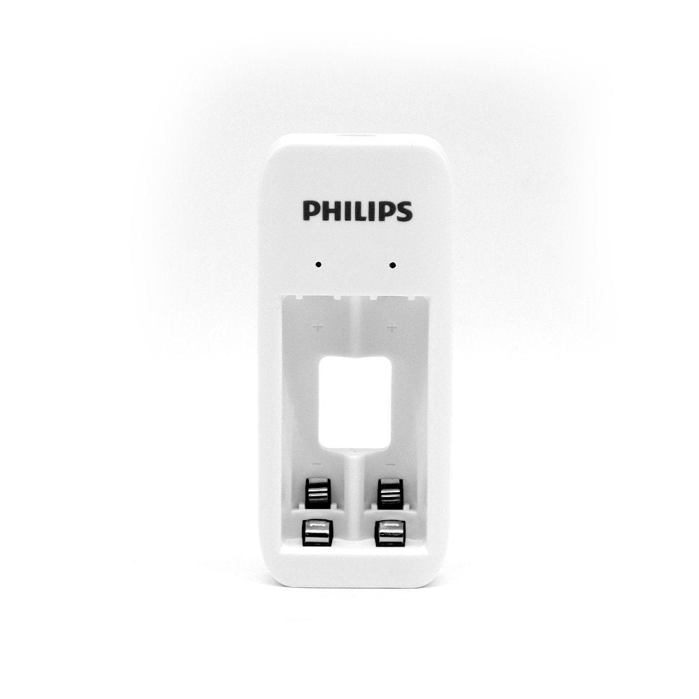 Philips divkanālu bateriju lādētājs NiMH USB + 2xAAA 7000mAh