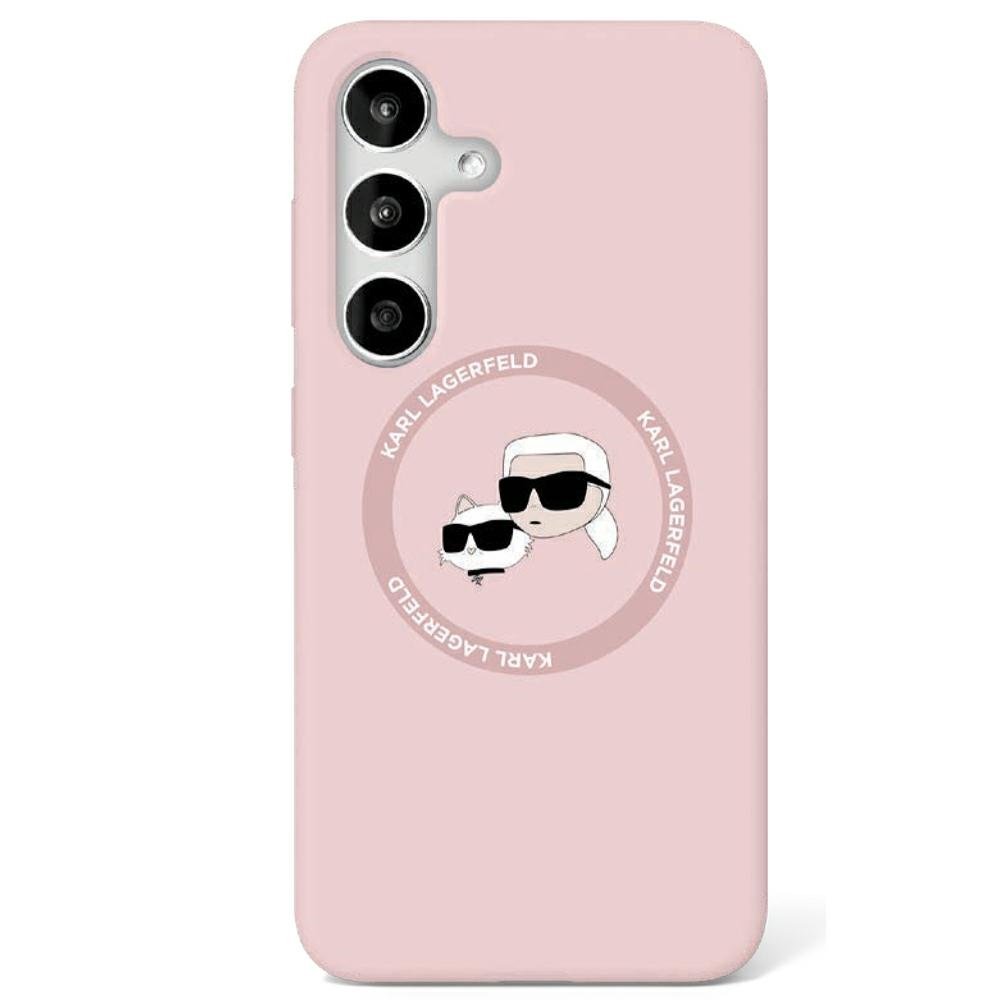 Karl Lagerfeld vāciņš Samsung Galaxy S25 Plus rozā