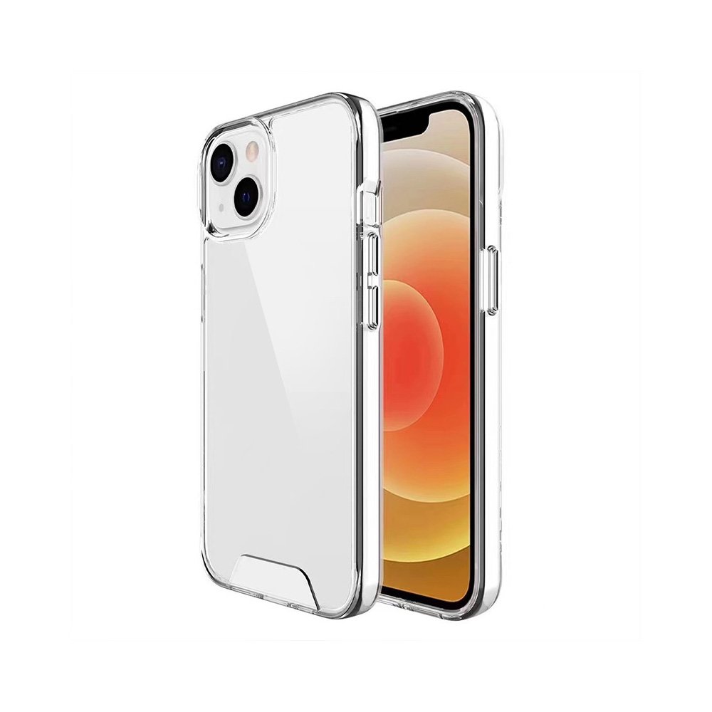 Hibrīda kristāla caurspīdīgs vāciņš iPhone 16 Pro Max 6,9" tālrunim ar lielu caurumu