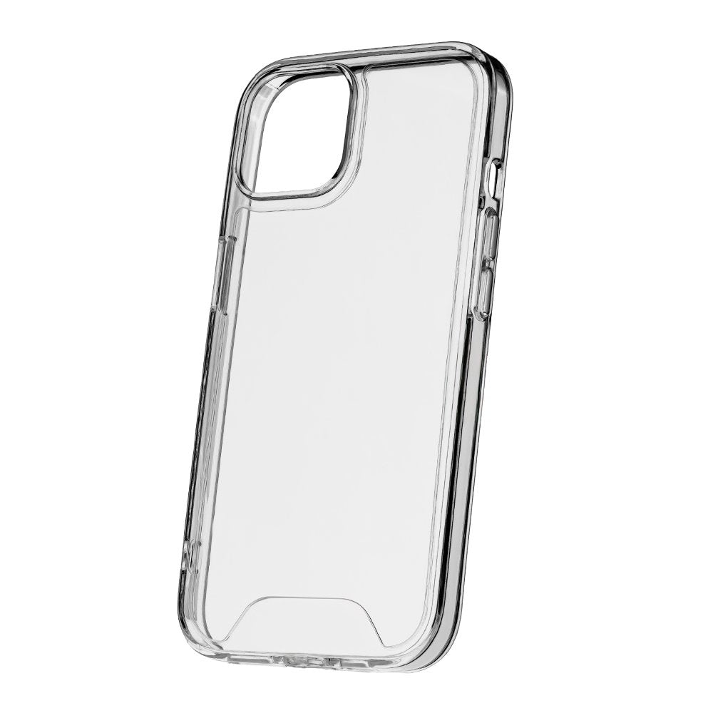 Hibrīda kristāla caurspīdīgs vāciņš iPhone 16 Pro Max 6,9" tālrunim ar lielu caurumu