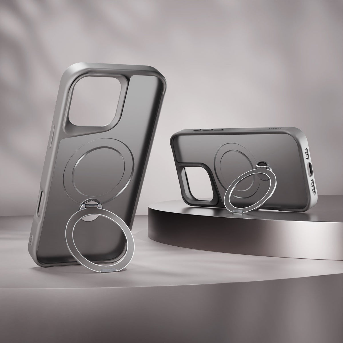 Etteri Matt MagSafe Ring maciņš iPhone 16 Plus 6,7" pelēks