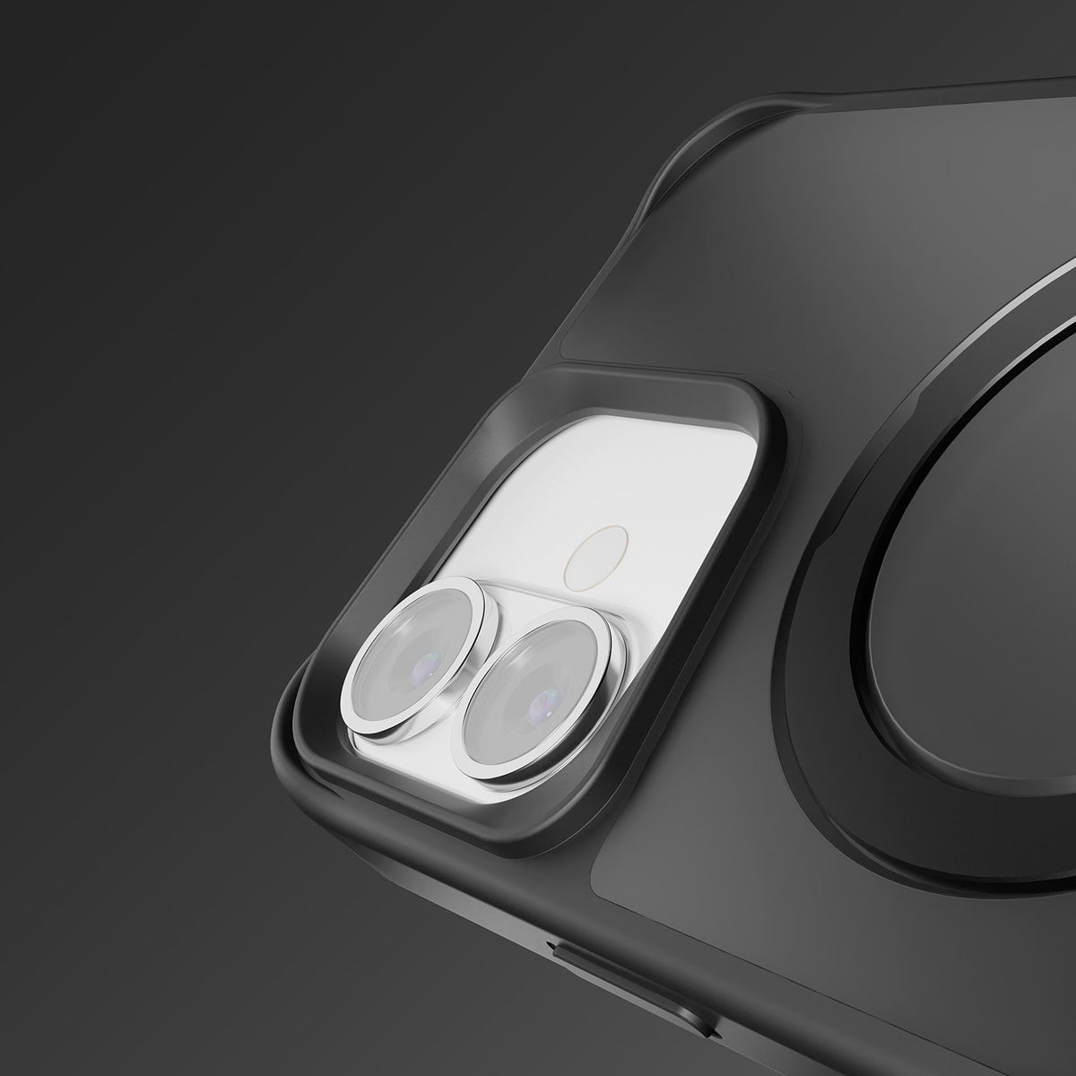 Etteri Matt MagSafe Ring maciņš iPhone 16 6,1" melns
