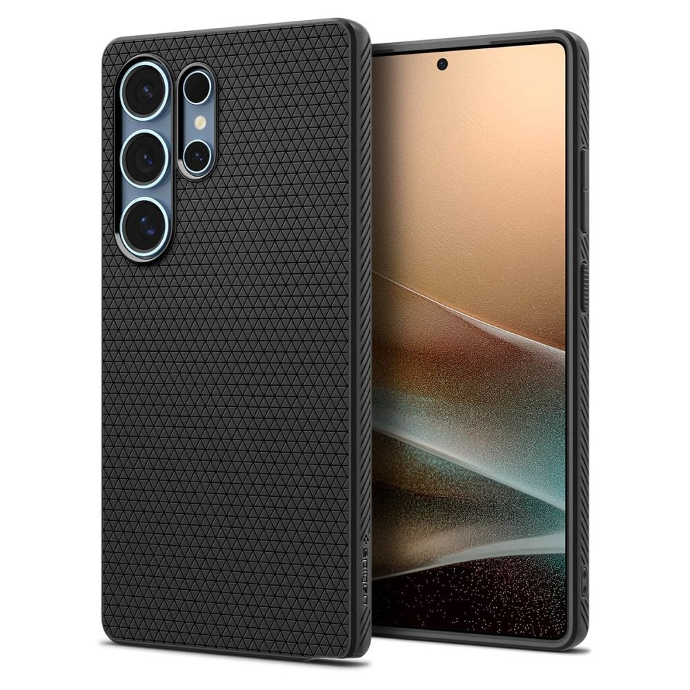 Spigen Liquid Air vāciņš Samsung Galaxy S25 Ultra, matēts melns