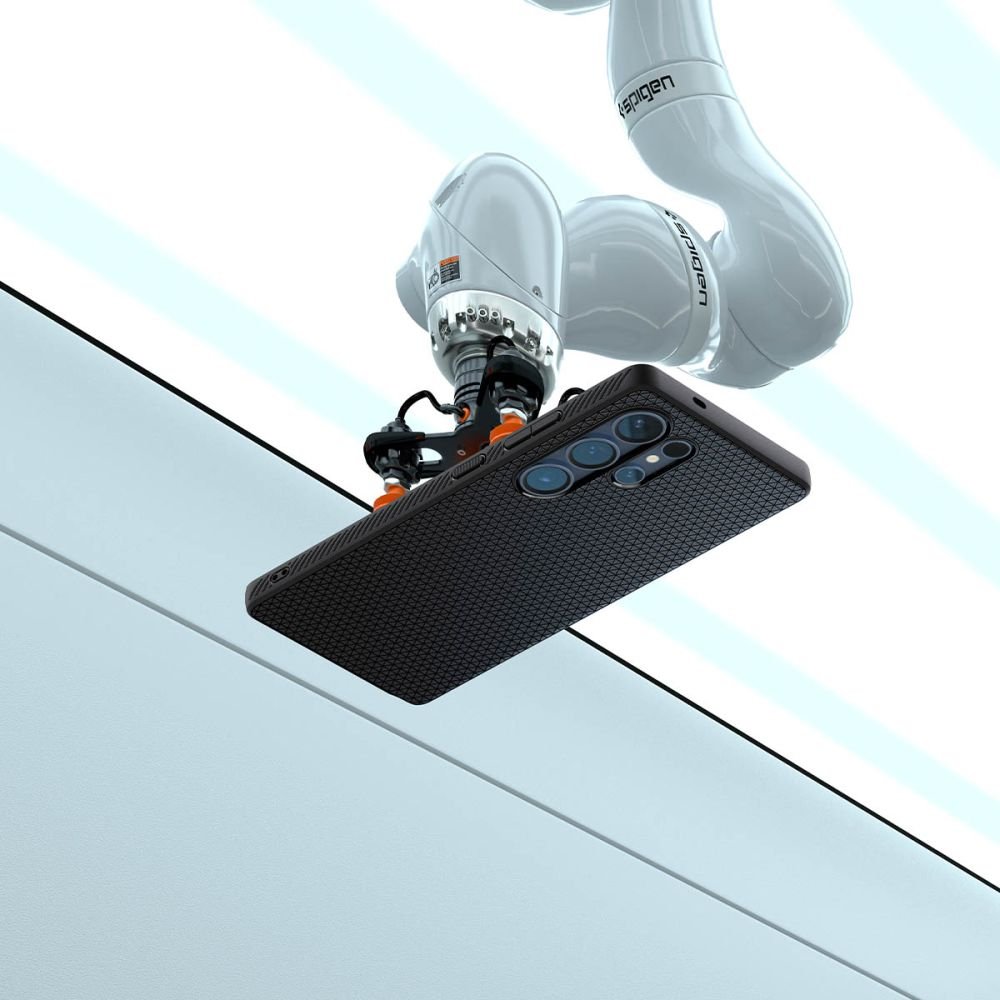Spigen Liquid Air vāciņš Samsung Galaxy S25 Ultra, matēts melns