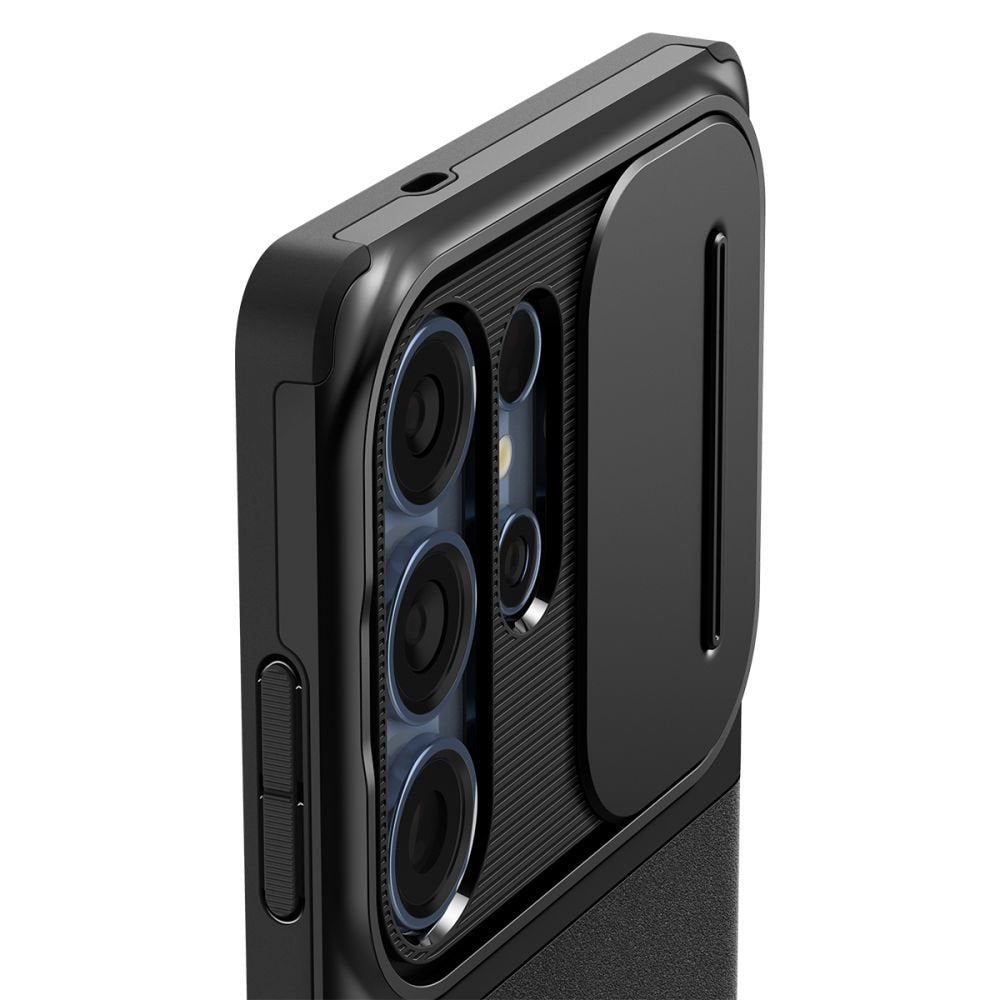 Spigen Optik Armor vāciņš Samsung Galaxy S25 Ultra, melns