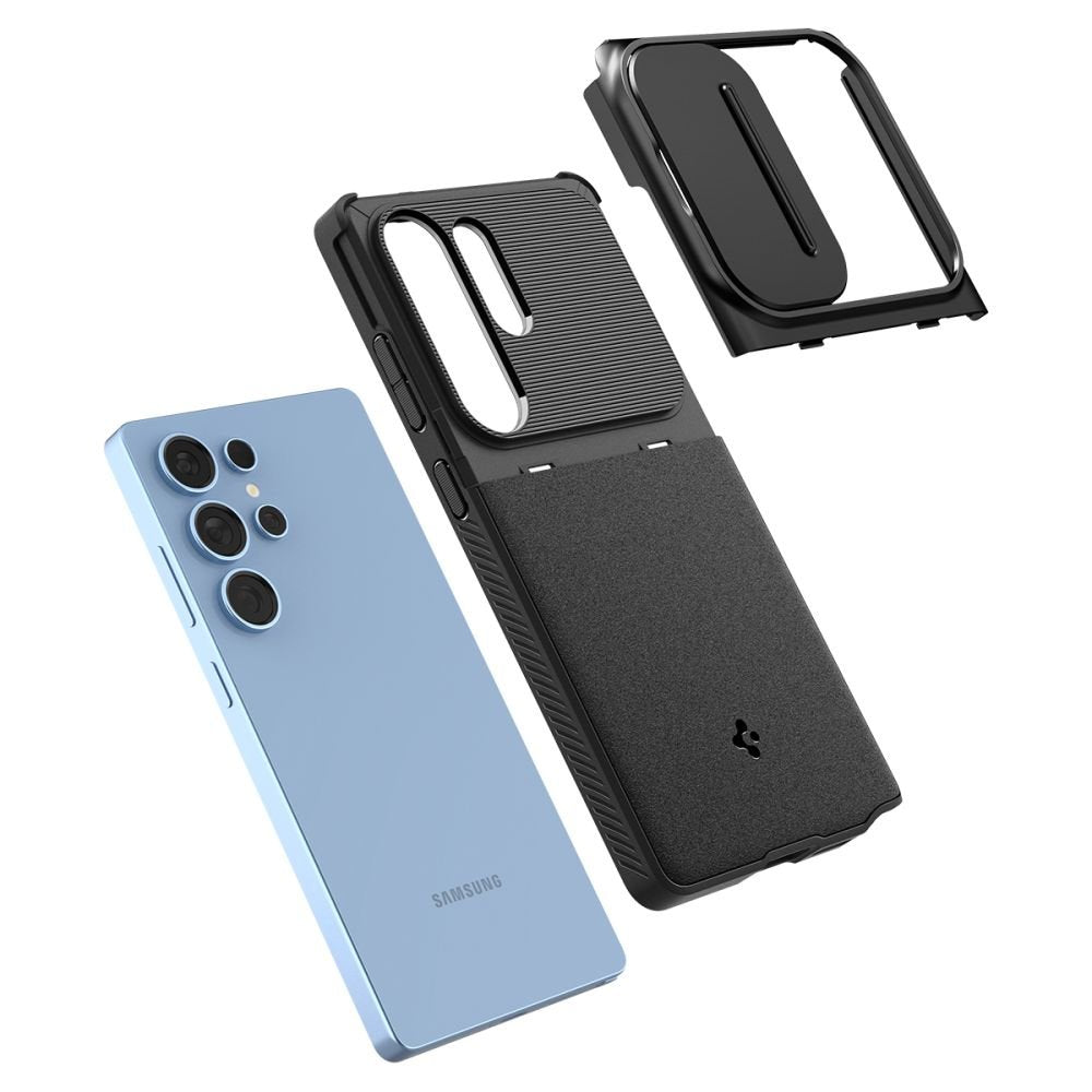 Spigen Optik Armor vāciņš Samsung Galaxy S25 Ultra, melns