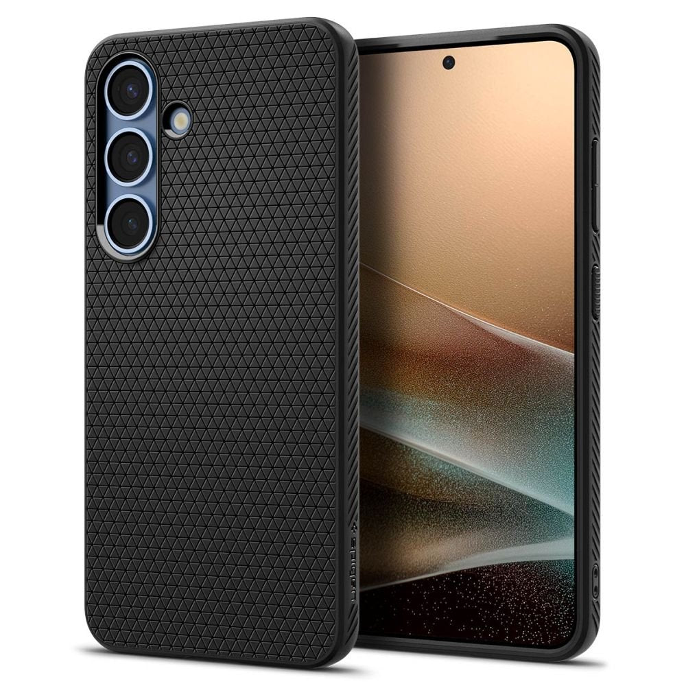 Spigen Liquid Air vāciņš Samsung Galaxy S25, matēts melns