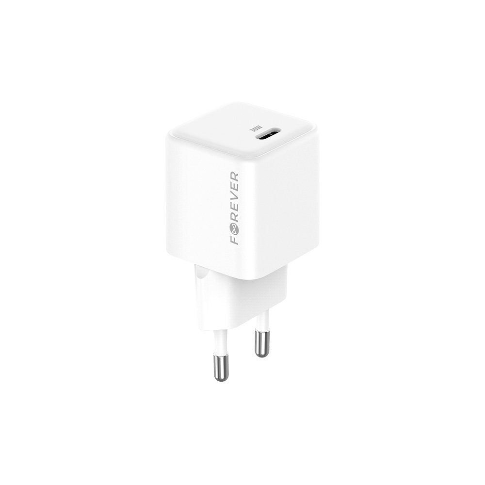 Forever lādētājs TC-08-30C GAN PD 1x USB-C 30W, balts