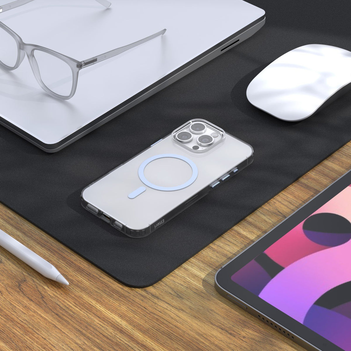 Etteri MagSafe vāciņš iPhone 16 Pro Max 6,9", gaiši zils