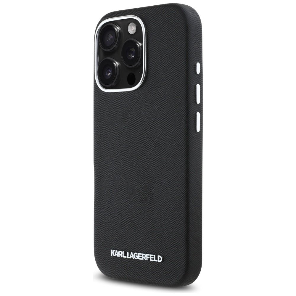 Karl Lagerfeld MagSafe vāciņš iPhone 16 Pro 6,3" melns