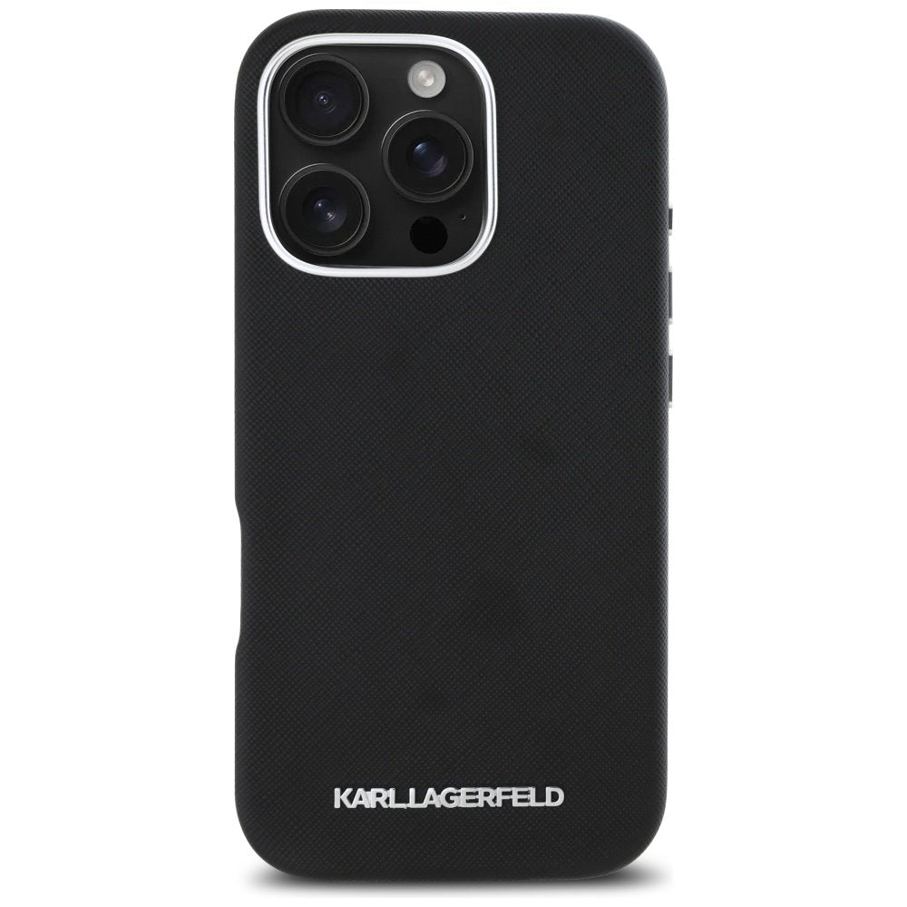 Karl Lagerfeld MagSafe vāciņš iPhone 16 Pro 6,3" melns