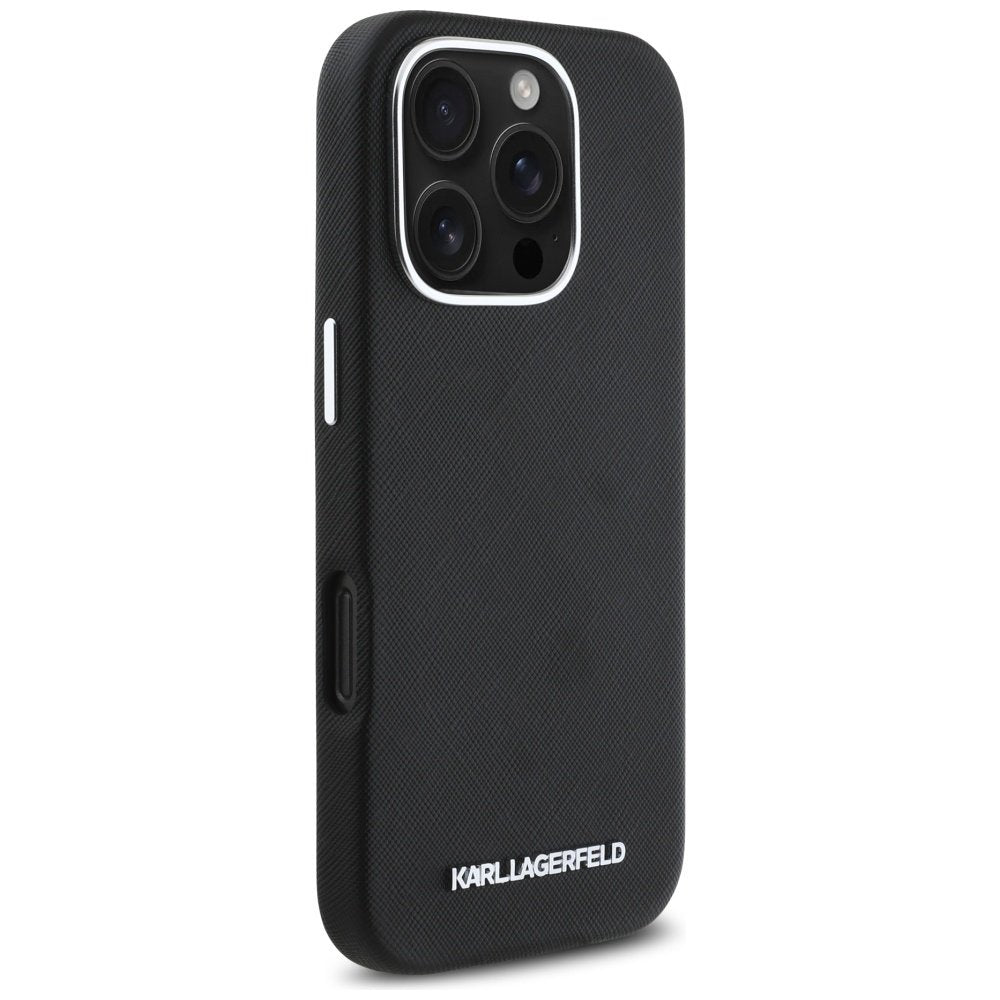 Karl Lagerfeld MagSafe vāciņš iPhone 16 Pro 6,3" melns