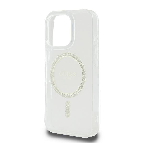 Guess MagSafe vāciņš iPhone 16 Pro 6,3" caurspīdīgs, caurspīdīgs