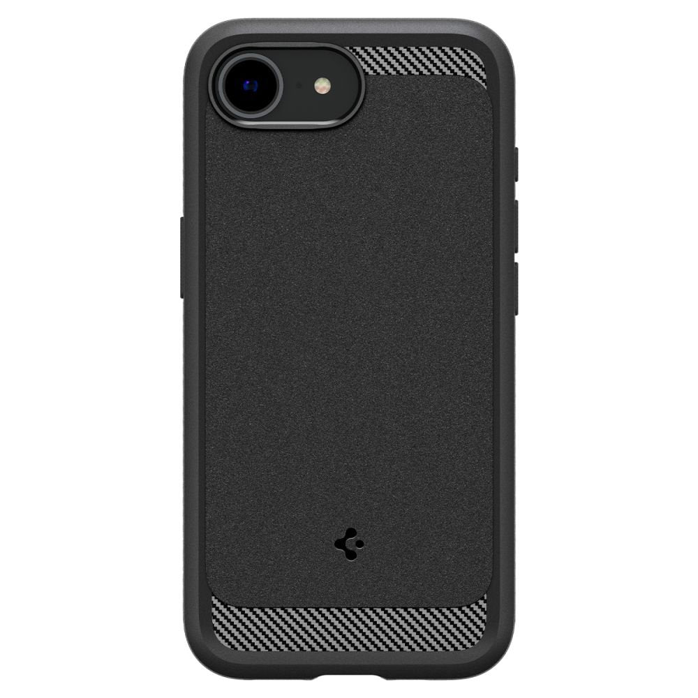 Spigen Rugged Armor MagSafe vāciņš iPhone 16E, matēts melns