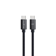 Maxlife kabelis MXUC-12 USB-C - USB-C 2,0 m 60W, melns