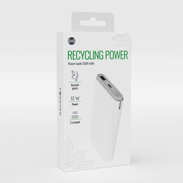 Forever Recycling ārējā baterija 5000 mAh RPB-05-18,5