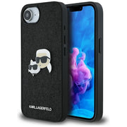 Karl Lagerfeld vāciņš iPhone 16e melns