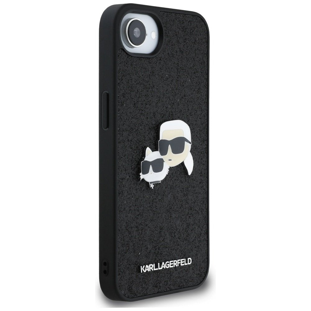 Karl Lagerfeld vāciņš iPhone 16e melns