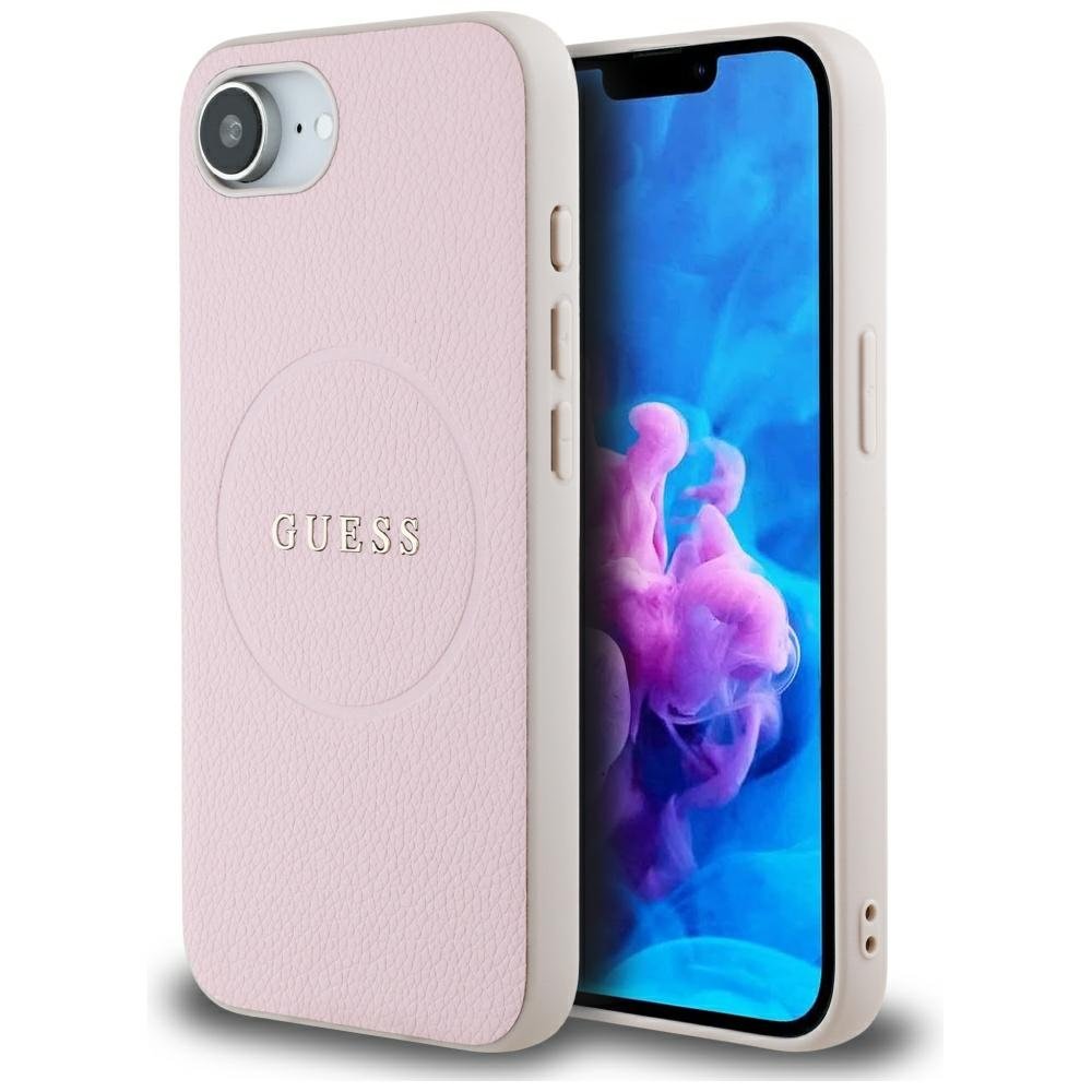 Guess MagSafe vāciņš iPhone 16e rozā