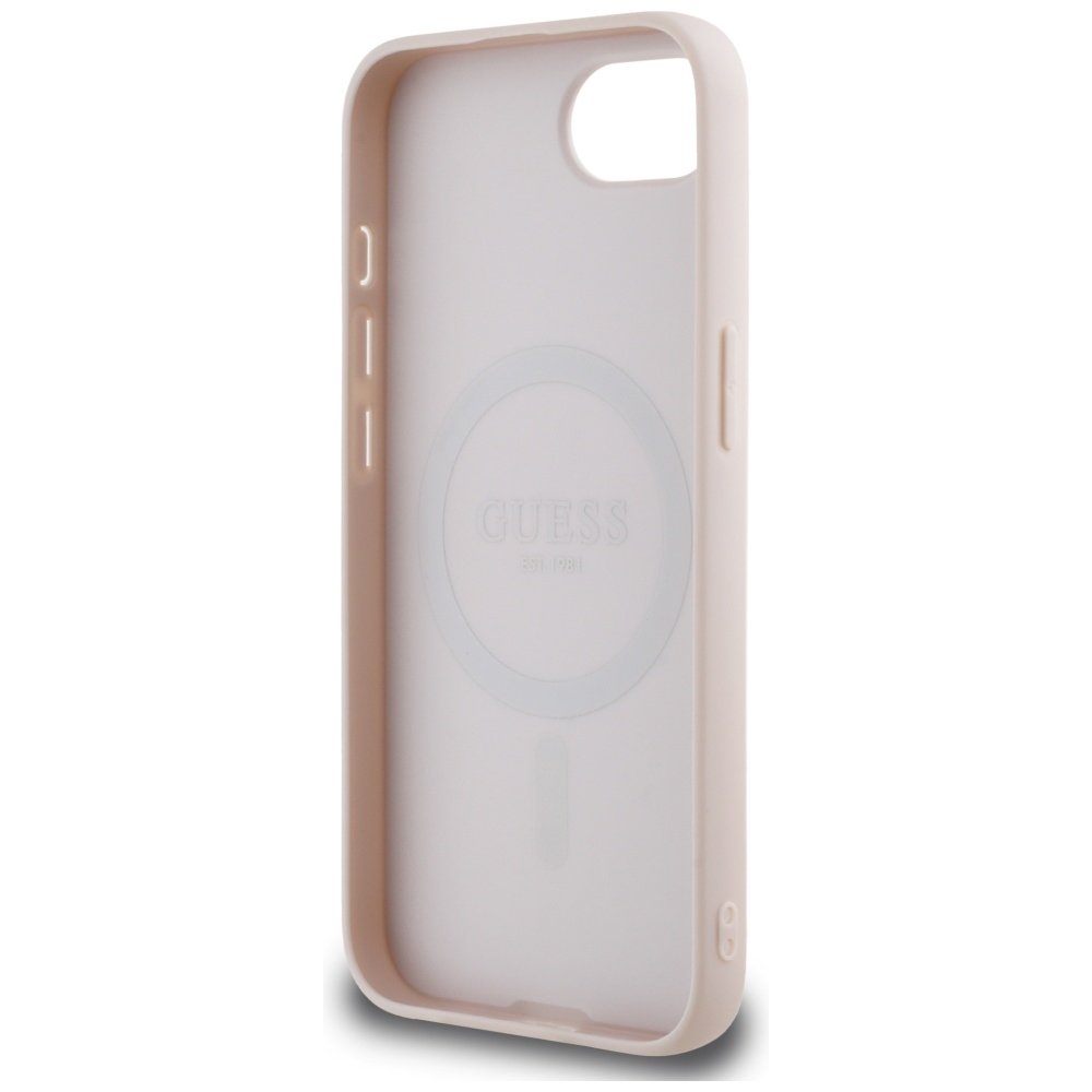 Guess MagSafe vāciņš iPhone 16e rozā