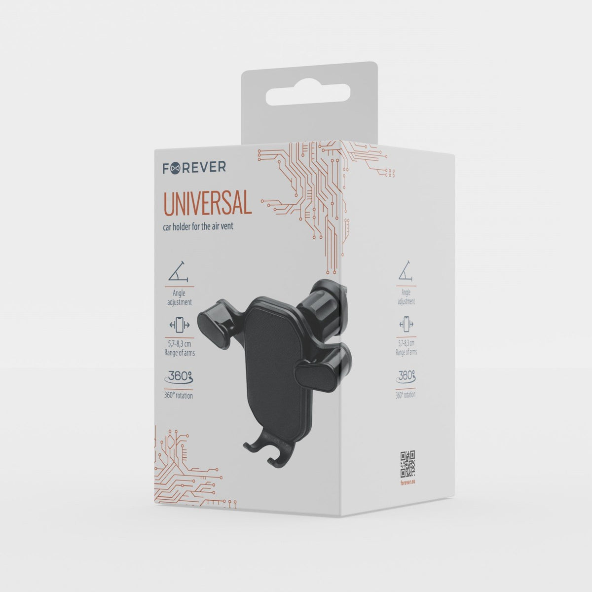 Forever auto turētājs gravitātes ventilācijas restē G-18