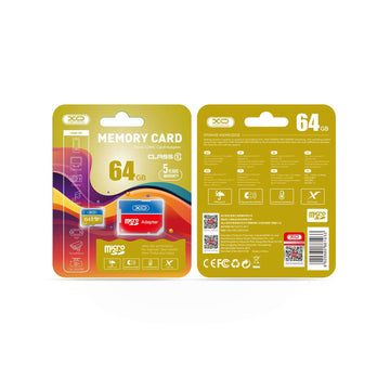 XO atmiņas karte 64GB microSDXC cl. 10 + adapteris