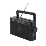 LTC pārnēsājamais radio SONA, Bluetooth, USB, TF, melns