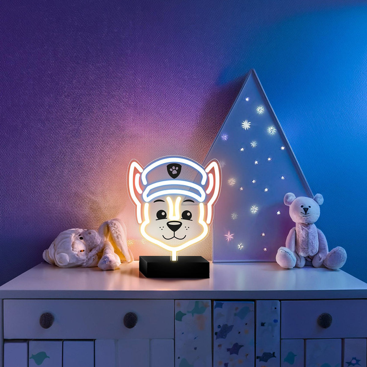 Neona LED uz statīva Paw Patrol - Chase OW-120346