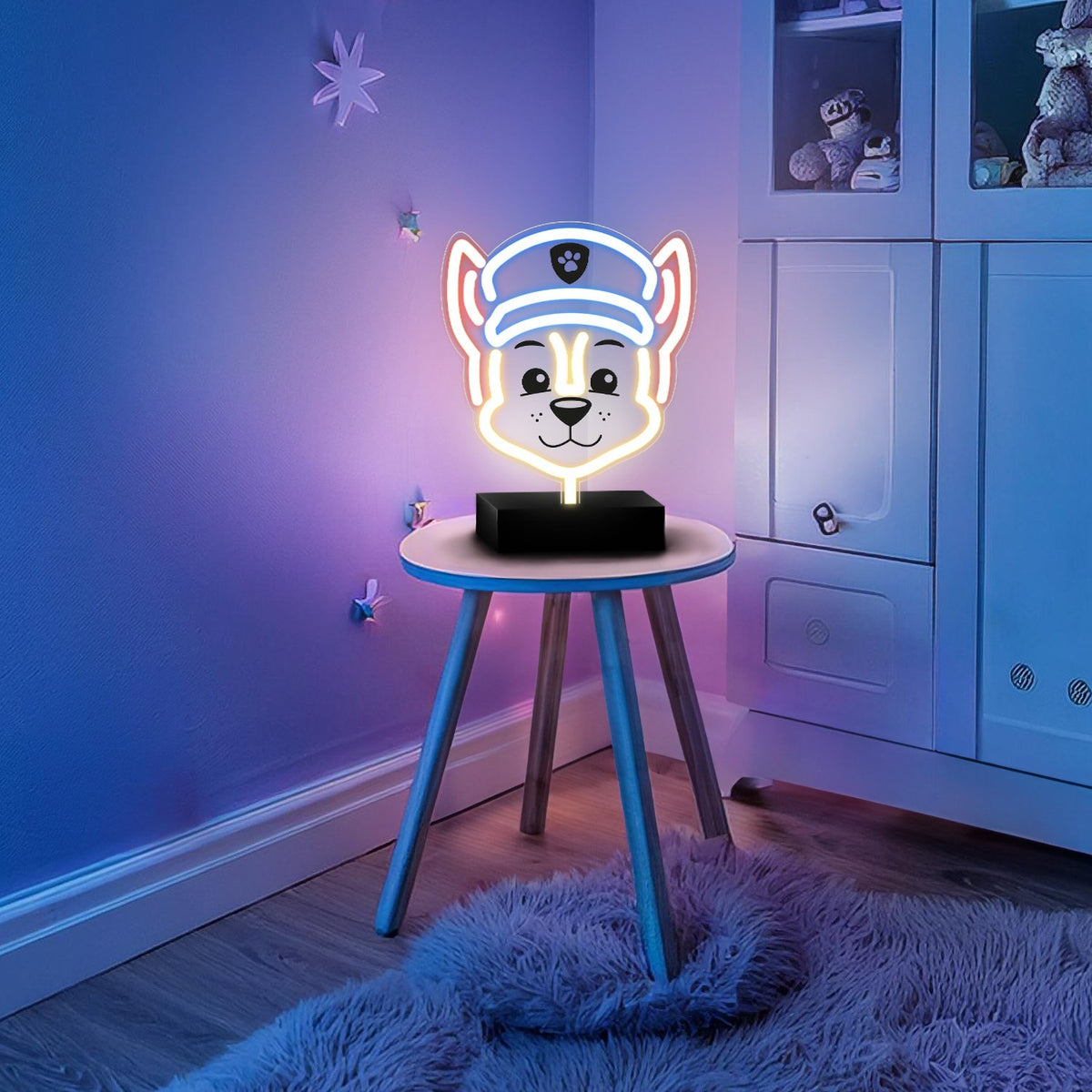 Neona LED uz statīva Paw Patrol - Chase OW-120346