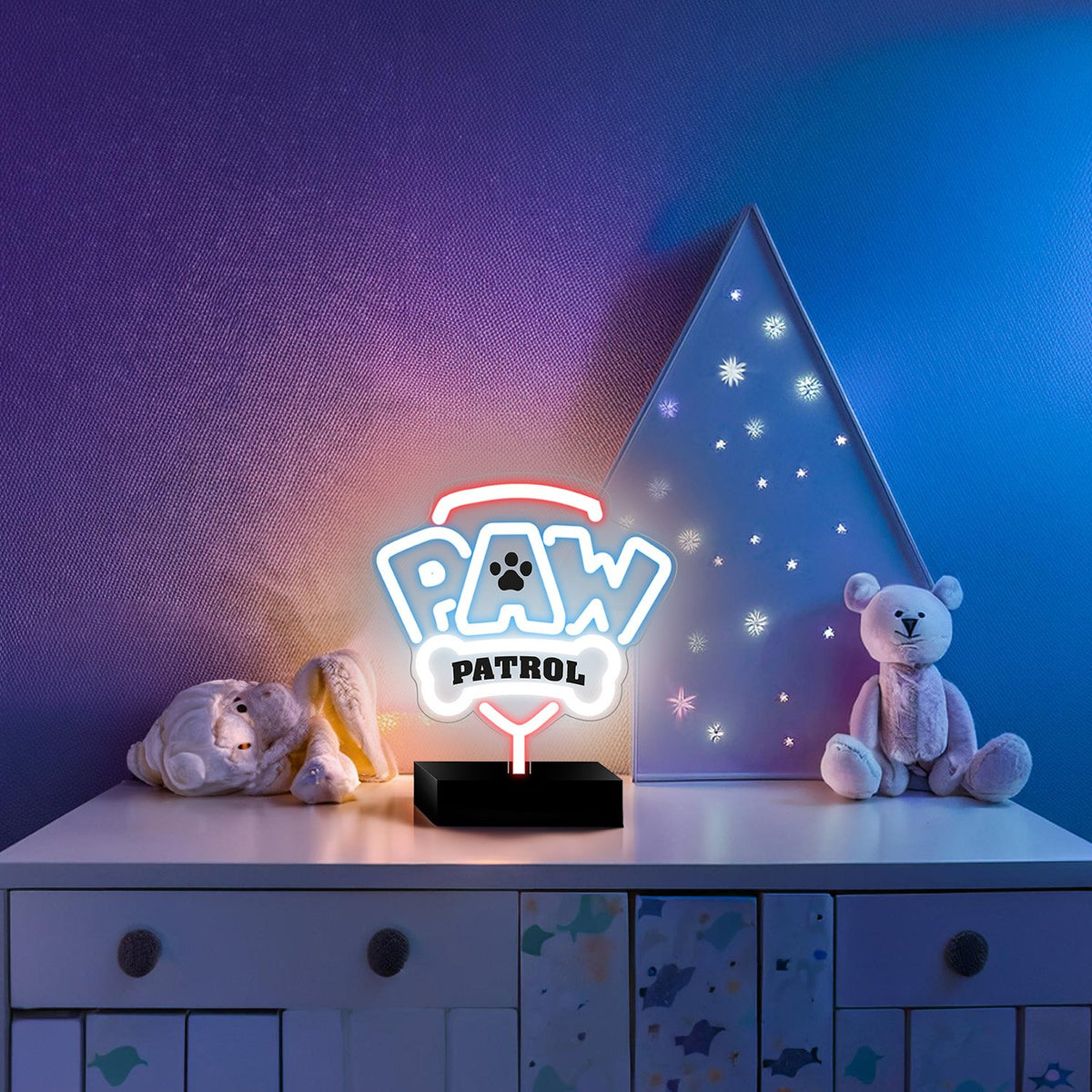 Neona LED uz statīva Paw Patrol - Logo OW-120146