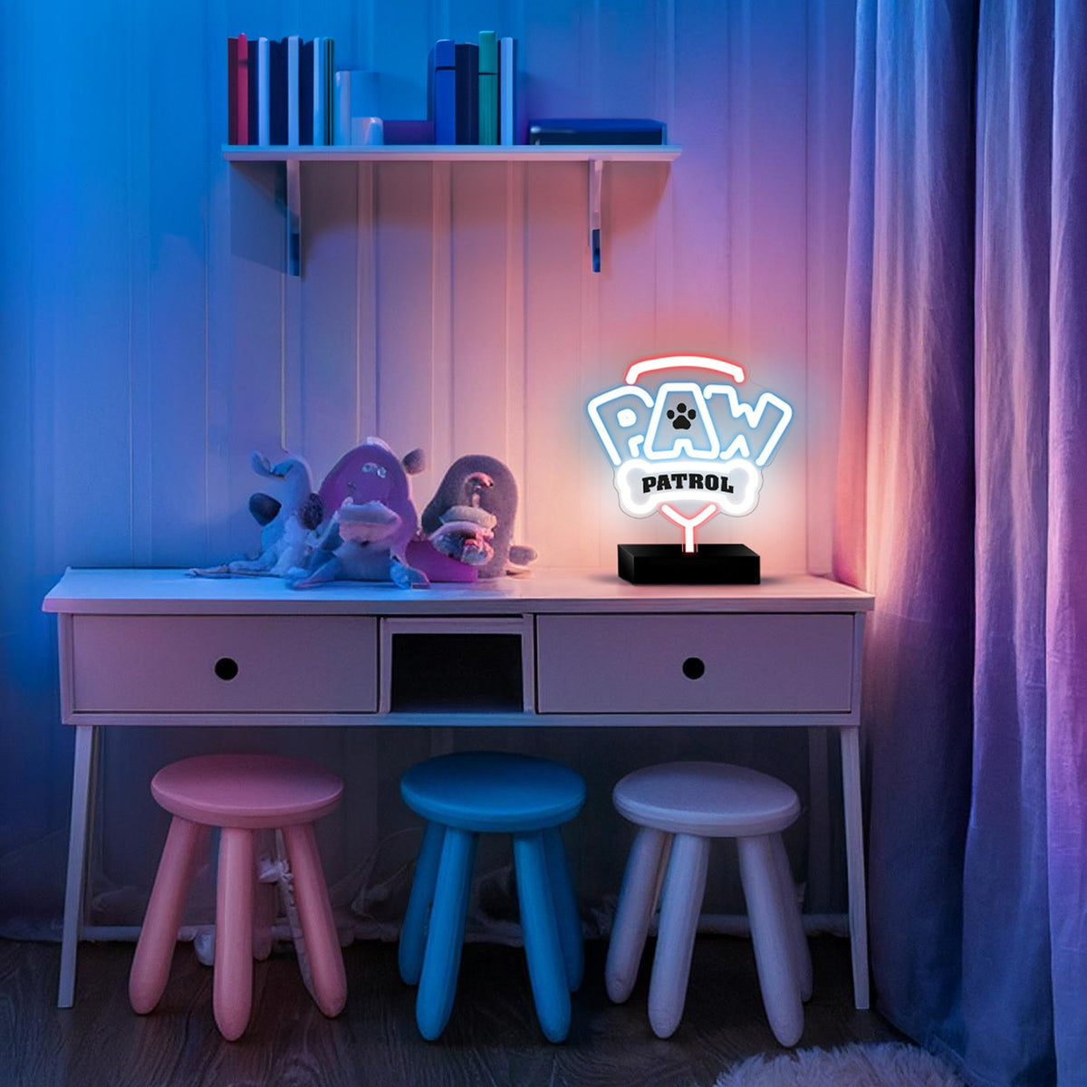 Neona LED uz statīva Paw Patrol - Logo OW-120146