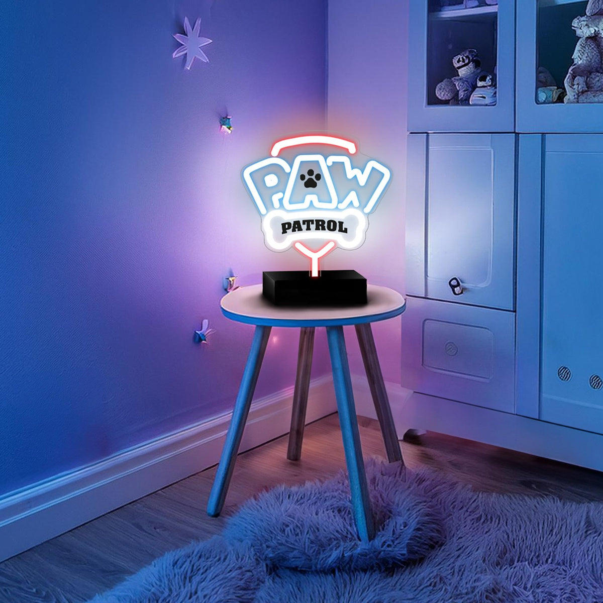 Neona LED uz statīva Paw Patrol - Logo OW-120146