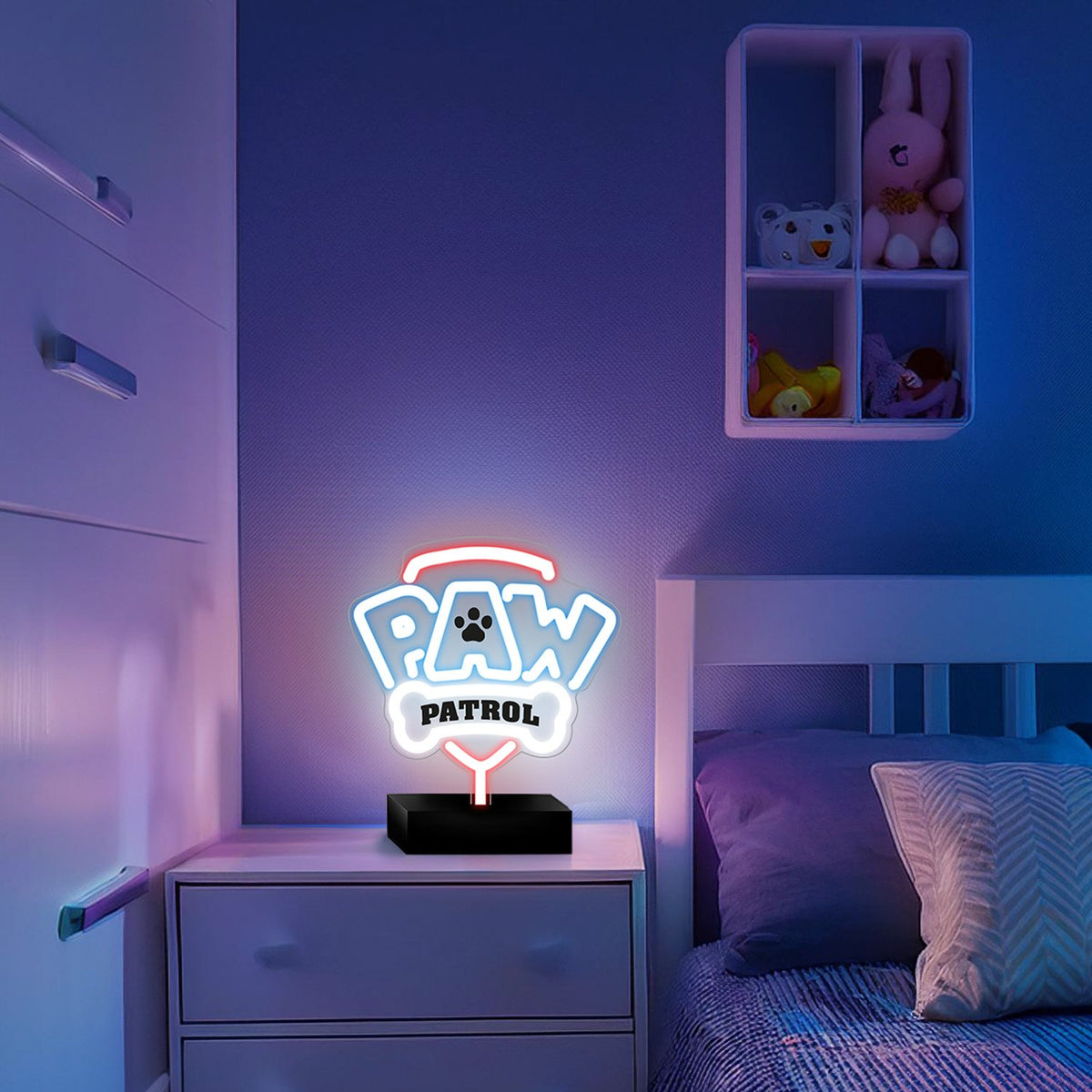 Neona LED uz statīva Paw Patrol - Logo OW-120146