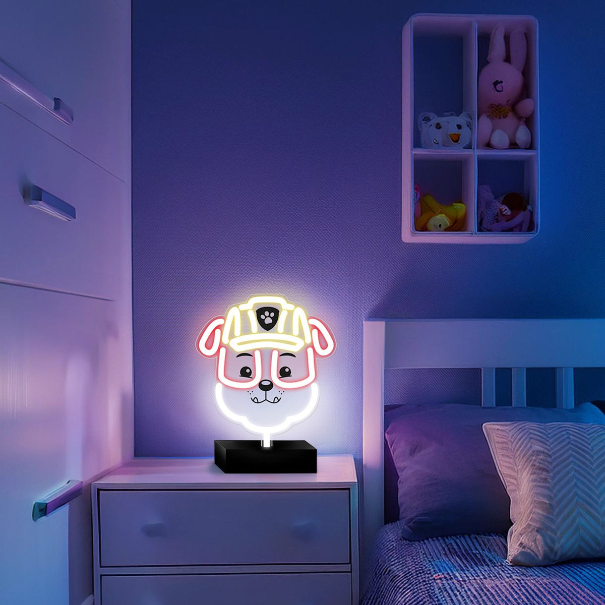 Neona LED uz statīva Paw Patrol - Rubble OW-120446