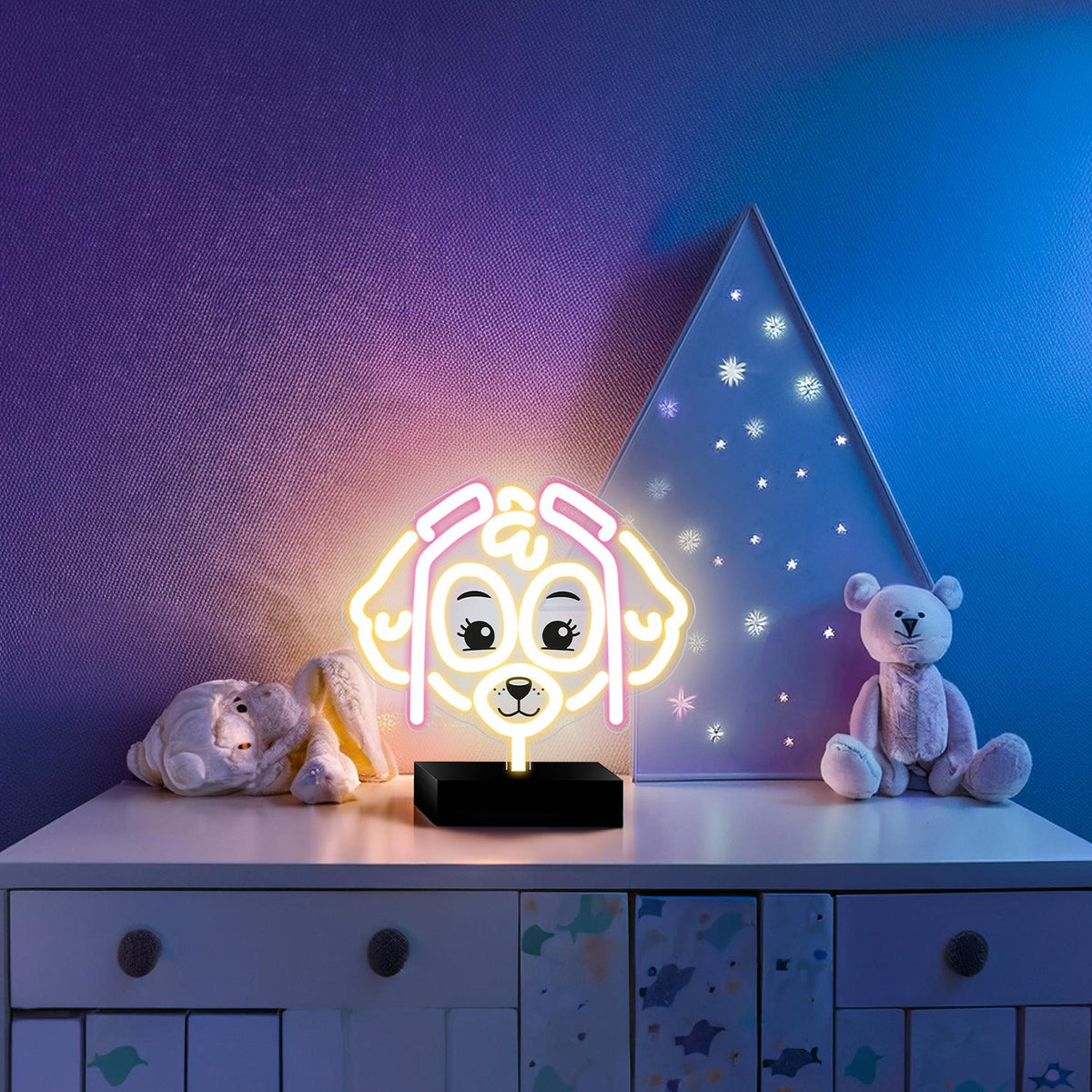 Neona LED uz statīva Paw Patrol - Skye OW-120546