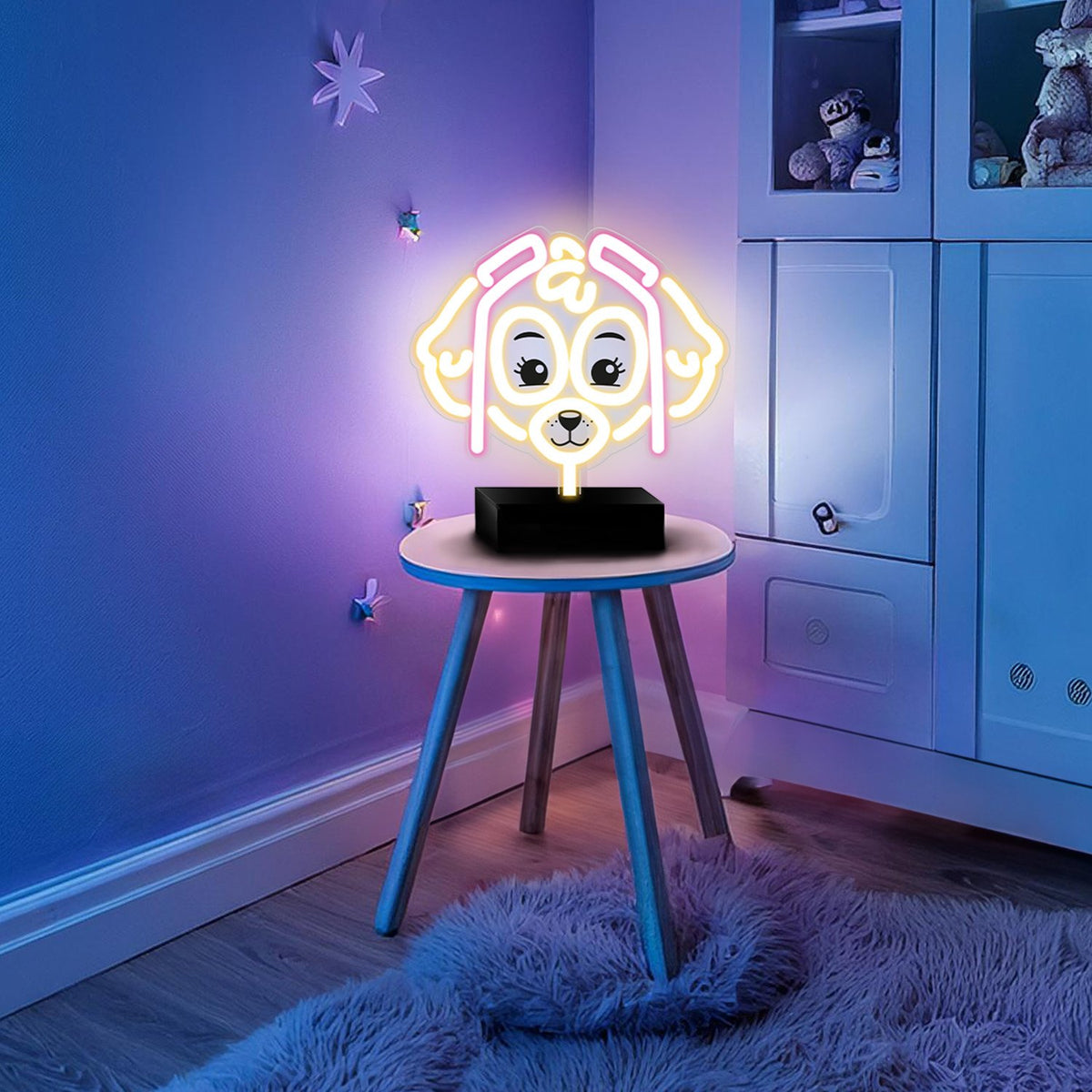Neona LED uz statīva Paw Patrol - Skye OW-120546
