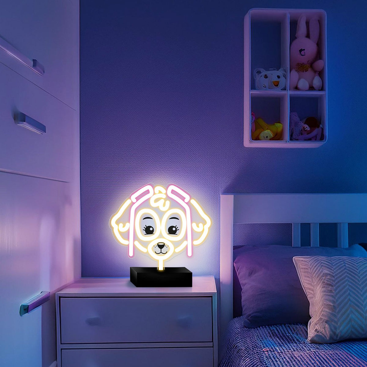 Neona LED uz statīva Paw Patrol - Skye OW-120546