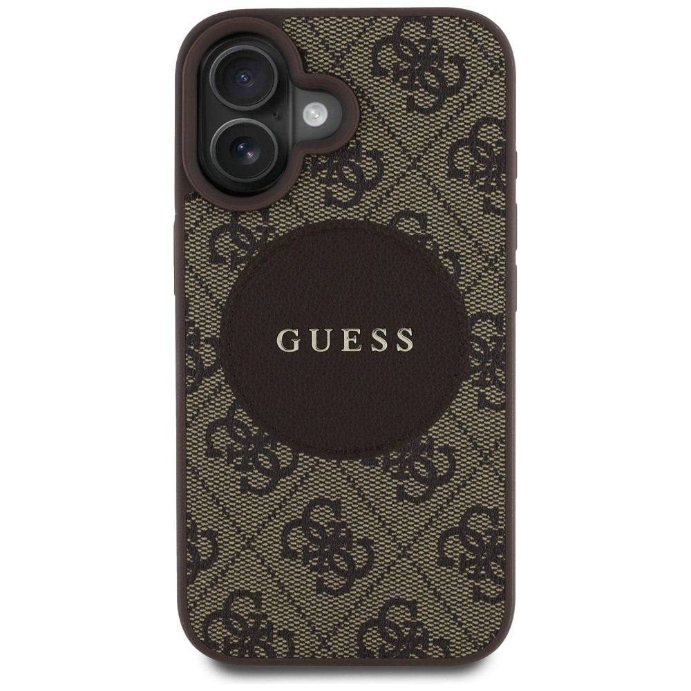 Guess MagSafe vāciņš iPhone 16 brūns