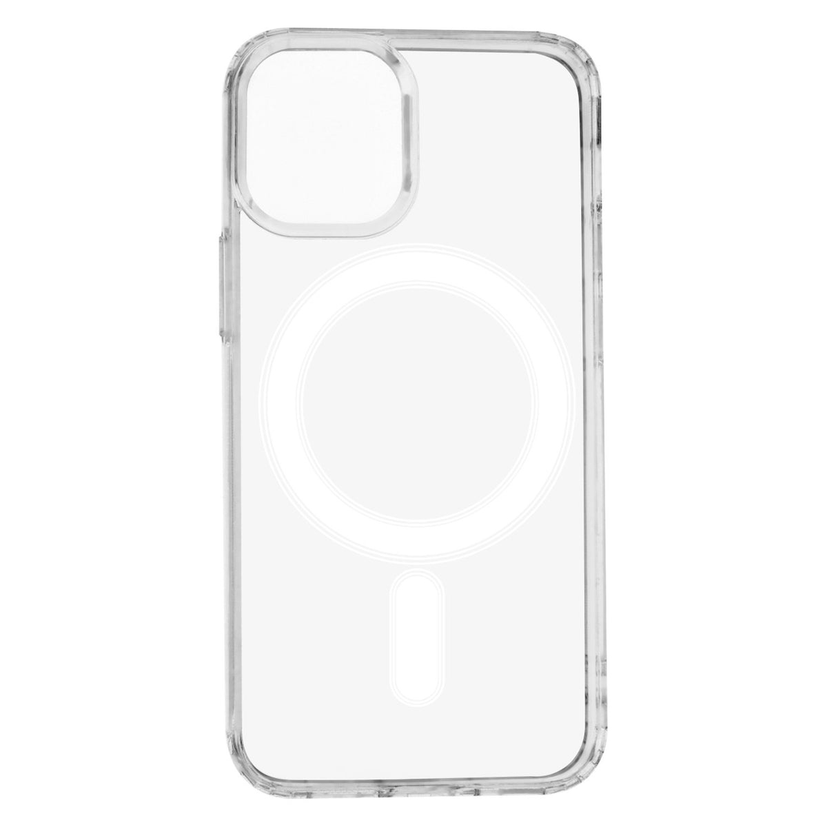 Triecienizturīgs 1,5 mm MagSafe vāciņš iPhone 12 Mini 5,4" caurspīdīgs ar lielu caurumu
