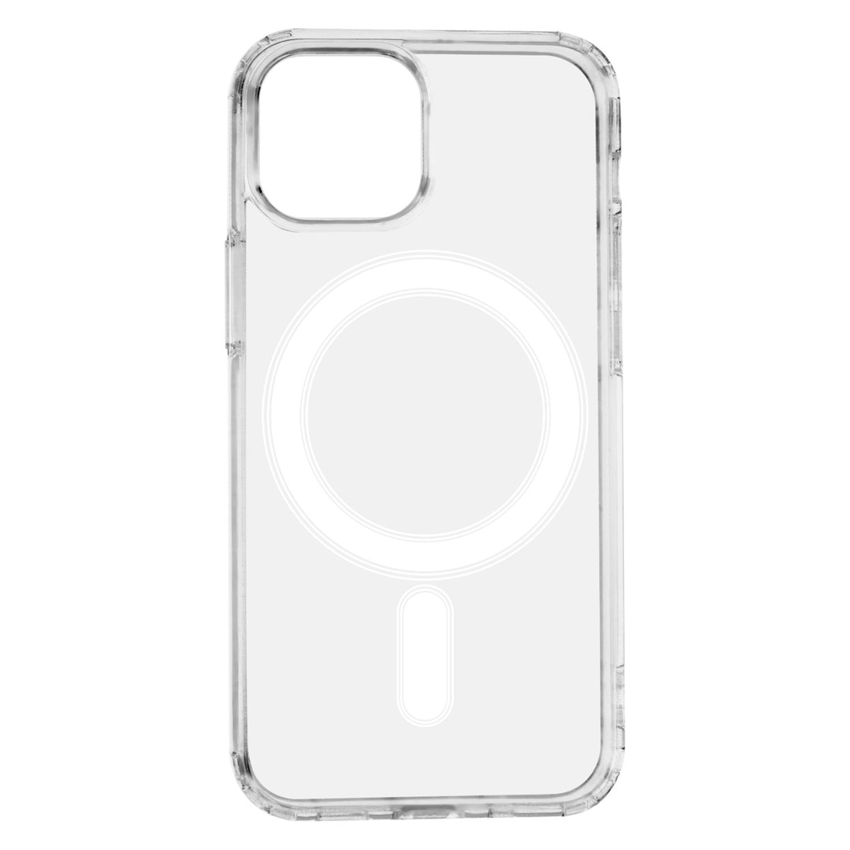 Triecienizturīgs 1,5 mm MagSafe vāciņš iPhone 13 Mini 5,4" caurspīdīgs ar lielu caurumu