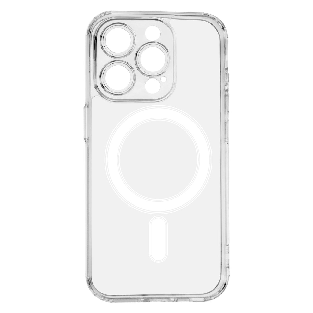 Triecienizturīgs 1,5 mm MagSafe aizsargapvalks iPhone 15 Pro 6,1" telefonam ar caurspīdīgu kameras aizsardzību